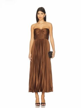 NWT Amur Belle Dress in Nutmeg